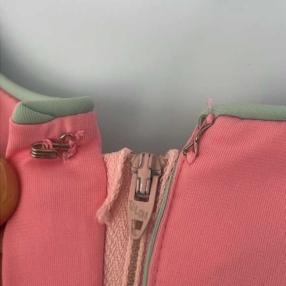 RARE 70’s VANITY FAIR BARBIECORE pink gown/lounge wear maxi dress SZ M VTG ROBE - Picture 6 of 11